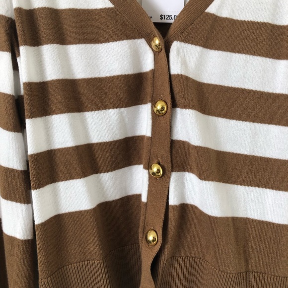 Michael kors stripe cardigan - Picture 4 of 10
